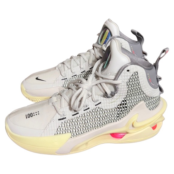 Nike Air Zoom GT Jump 'Vast Grey/Lemon Wash/Lime Ice/Gunsmoke CZ9907-002 - Picture 12 of 16